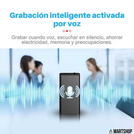 SpyRec™ – Mini Grabadora de Voz Espía Ultraportátil