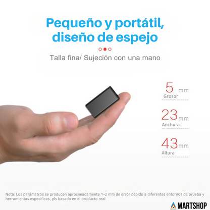 SpyRec™ – Mini Grabadora de Voz Espía Ultraportátil