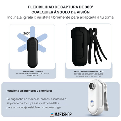 SpyCam PRO™ – Videocámara Portátil HD con Detección de Movimiento