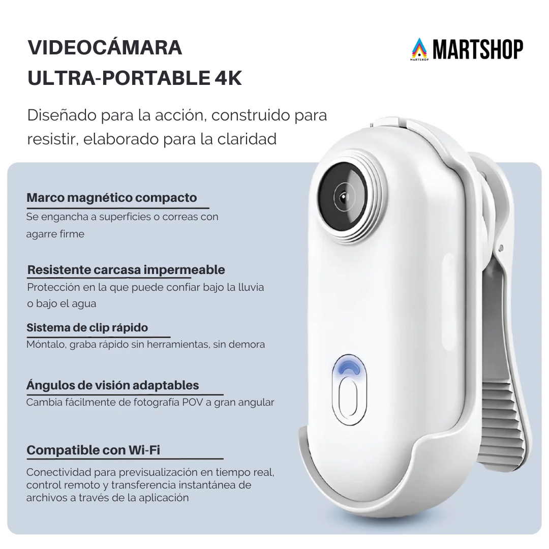 SpyCam PRO™ – Videocámara Portátil HD con Detección de Movimiento
