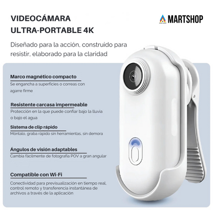 SpyCam PRO™ – Videocámara Portátil HD con Detección de Movimiento