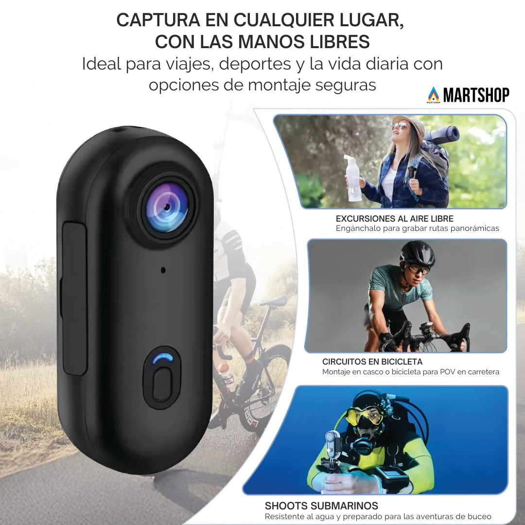 SpyCam PRO™ – Videocámara Portátil HD con Detección de Movimiento