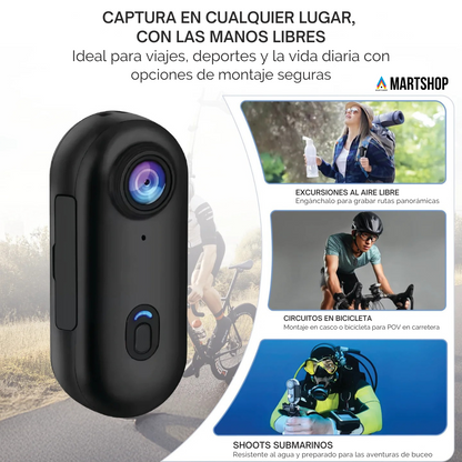 SpyCam PRO™ – Videocámara Portátil HD con Detección de Movimiento