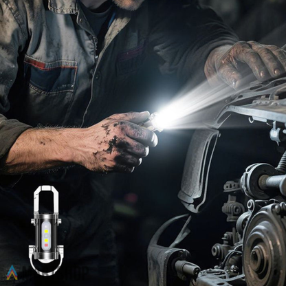 Mini linterna LED recargable — brillante, práctica y lista para todo